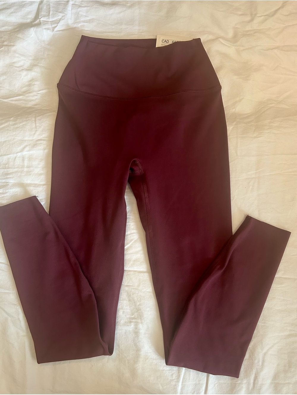 H&M - High Waist Burgundy Training Leggings